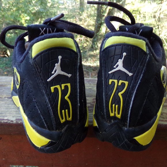 air jordan retro 14 black and yellow